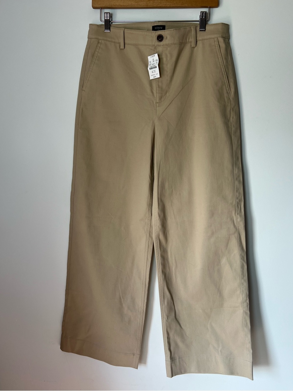 J. Crew Wide-leg Chino Pant in Sandstone Women's NEW Spring 24'